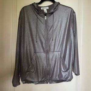 H&M Silver Metallic Sweater